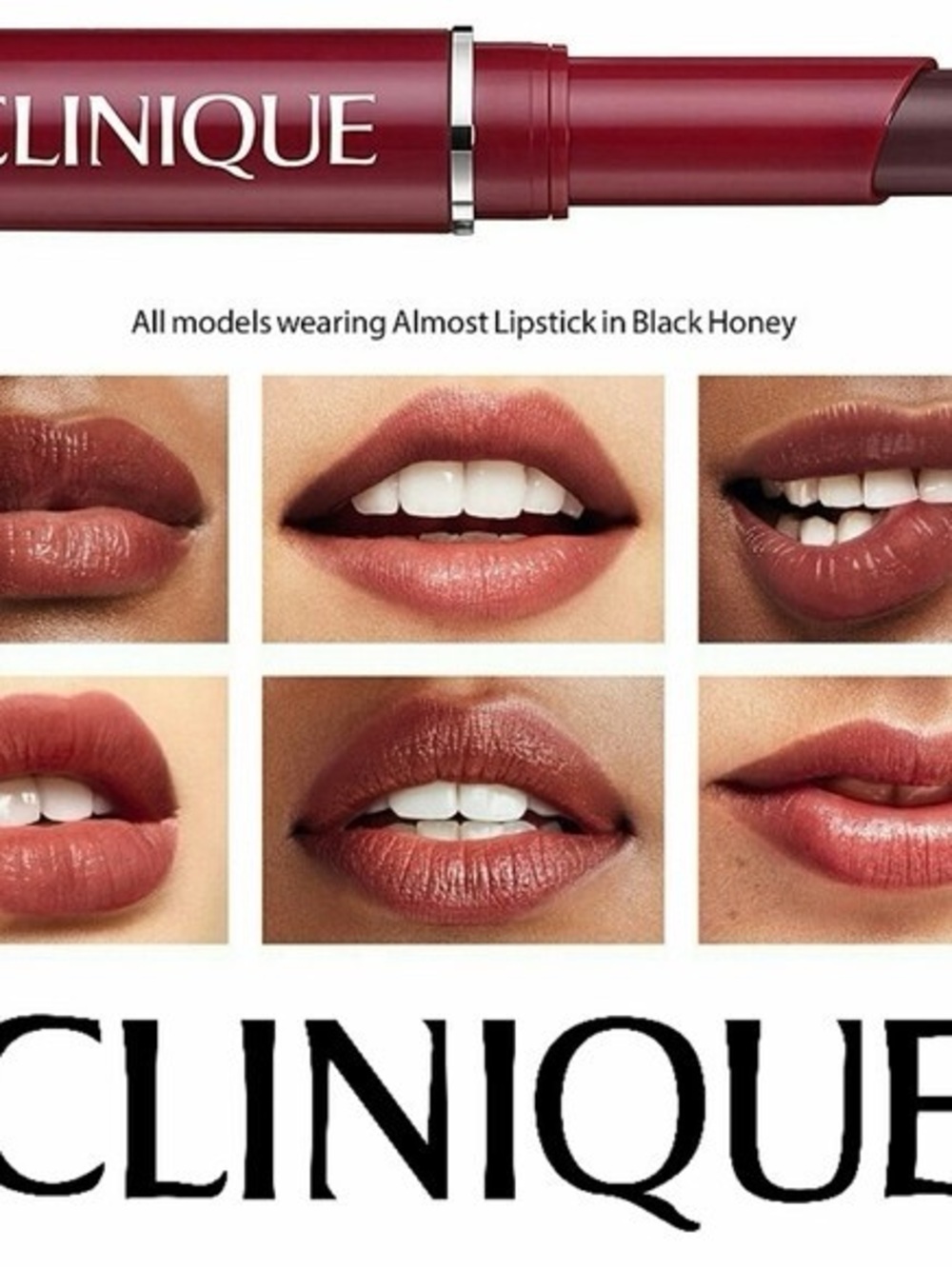 Clinique Almost Lipstick Black Honey - Warm Berry-Brown Tint